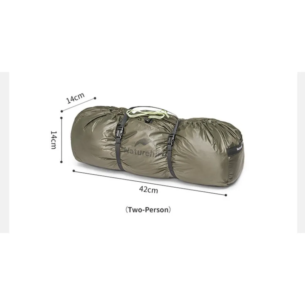 Намет двомісний Naturehike Opalus, UL, CNK2450WS036, темно-зелений