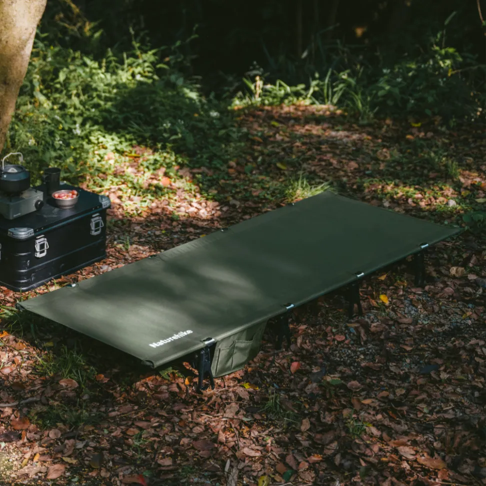 Кровать складная Naturehike XJC08 CNK2550WS020, полиэстер, алюминий, черный