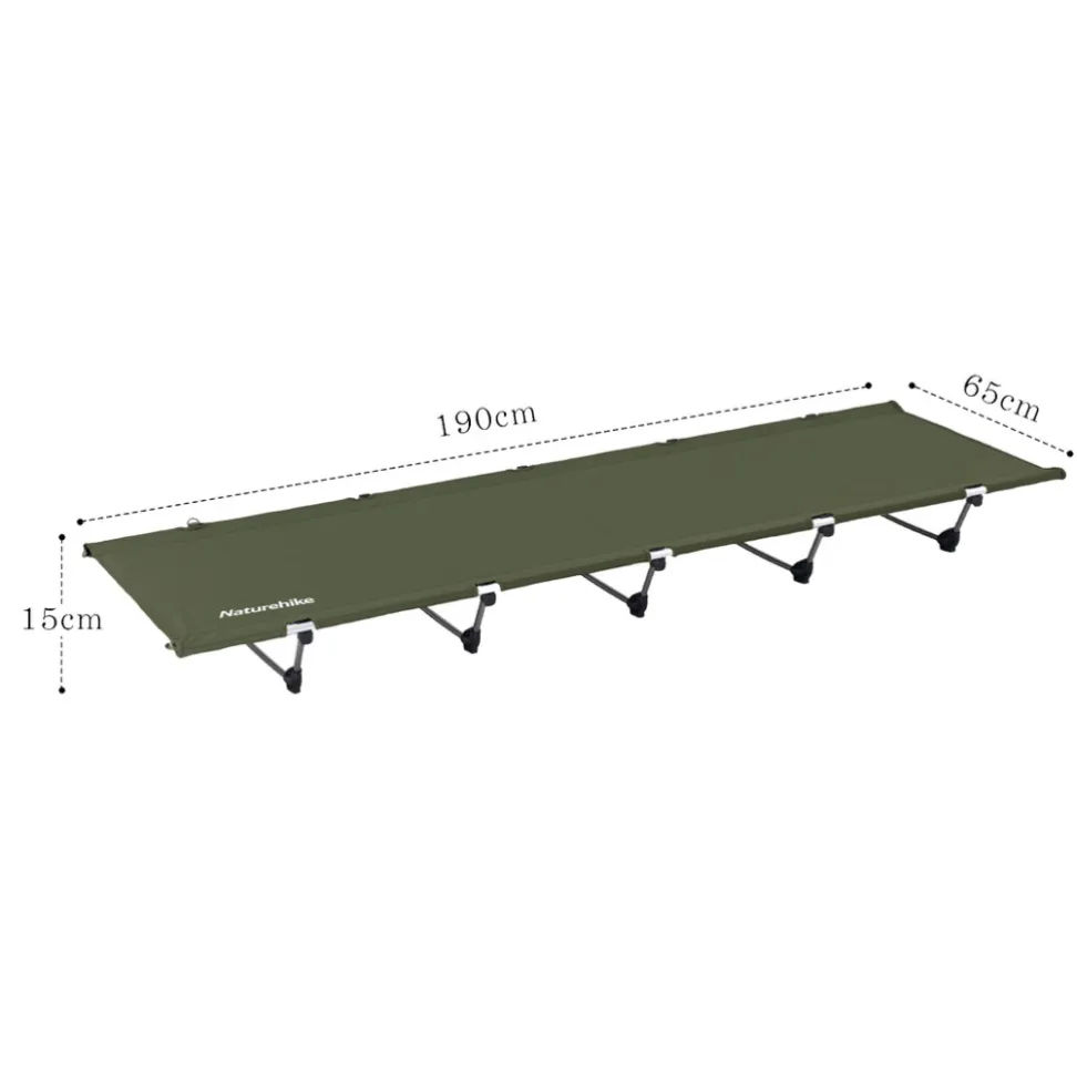 Кровать складная Naturehike XJC05 NH20JJ001, Полиэстер Oxford / алюминий, темно-зеленый
