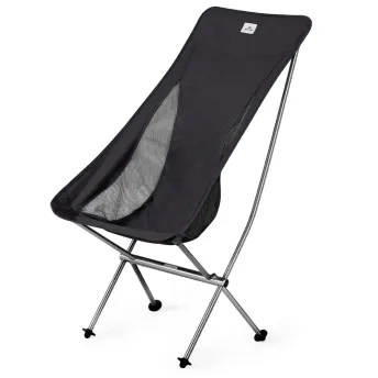 Кресло складное Naturehike Stellaluna L04 CNK2450JJ015, размер L, алюминий, черное