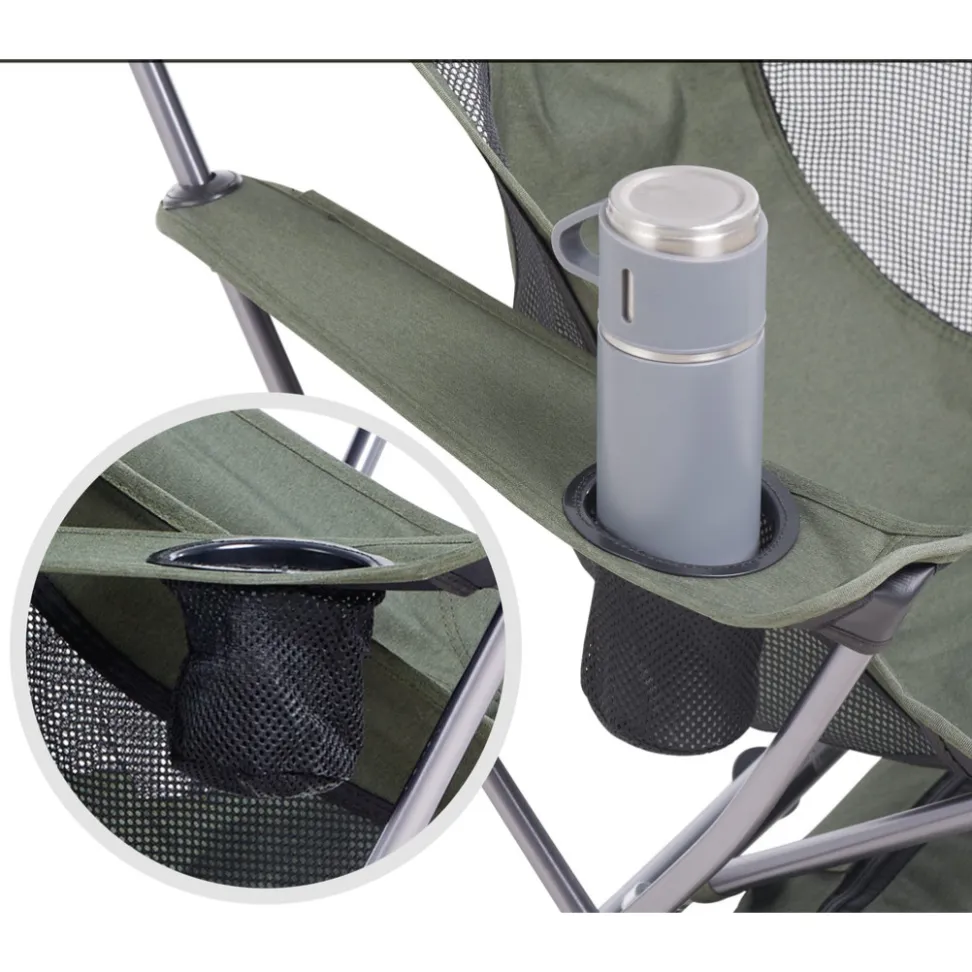 Кресло складное Naturehike CNK2300JU0003, зеленое