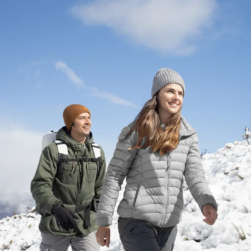 Шапка с подворотом Naturehike NH21FS552, синяя