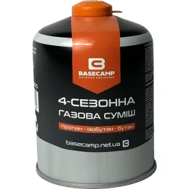 Газовый баллон BaseCamp 4 Season Gas 450 г (BCP 70400)