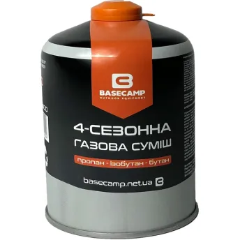 Газовый баллон BaseCamp 4 Season Gas 450 г (BCP 70400)