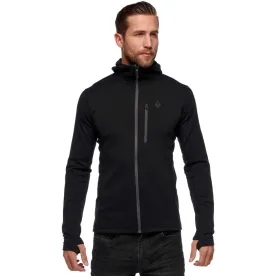 Мужская флисовая кофта Black Diamond M Coefficient Fleece Hoody, Black