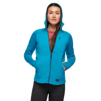 Жіноча флісова кофта з рукавом реглан Black Diamond Factor Hoody - Fjord Blue
