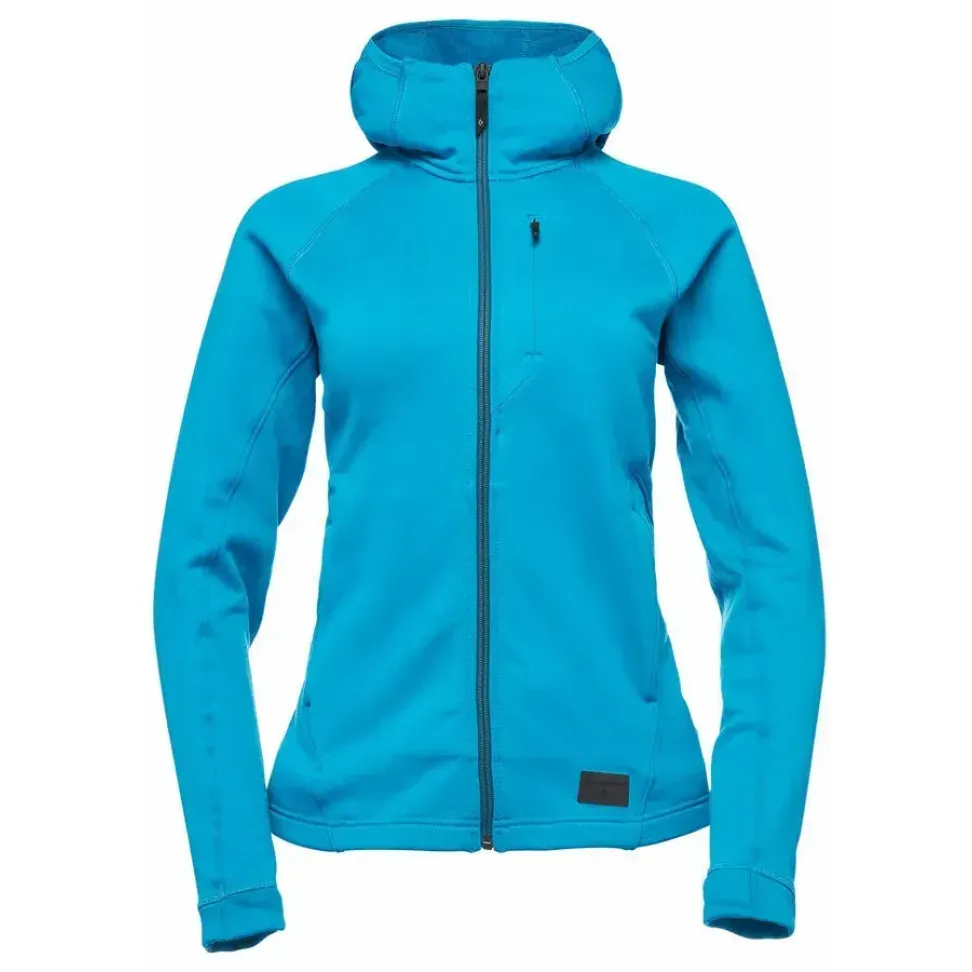 Женская флисовая кофта с рукавом реглан Black Diamond Factor Hoody - Fjord Blue