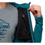 Женская флисовая кофта с рукавом реглан Black Diamond Factor Hoody - Sea Pine