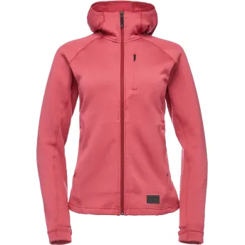 Жіноча флісова кофта з рукавом реглан Black Diamond Factor Hoody - Wild Rose