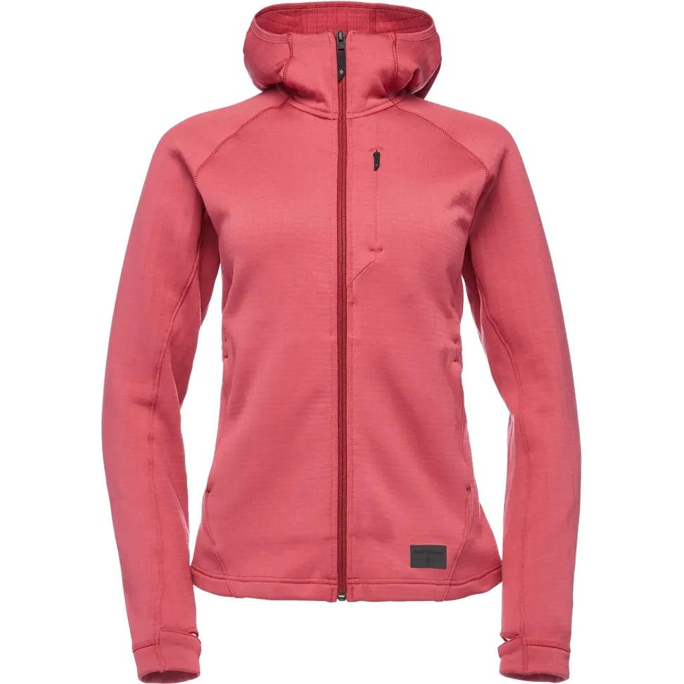 Женская флисовая кофта с рукавом реглан Black Diamond Factor Hoody - Wild Rose