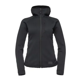 Жіноча флісова кофта з рукавом реглан Black Diamond Factor Hoody - Black