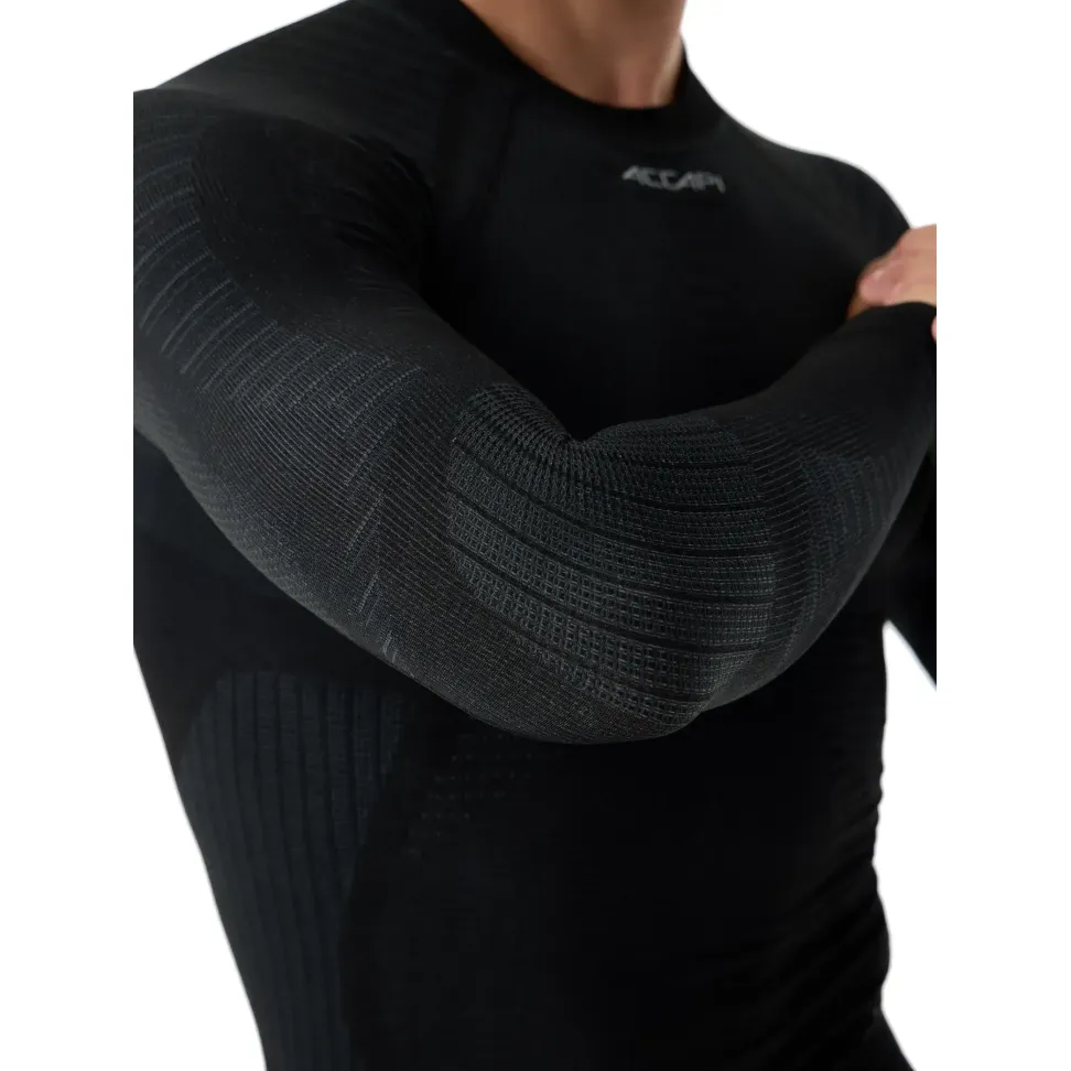 Термофутболка с длинным рукавом мужская Accapi XPerience, Black/Anthracite