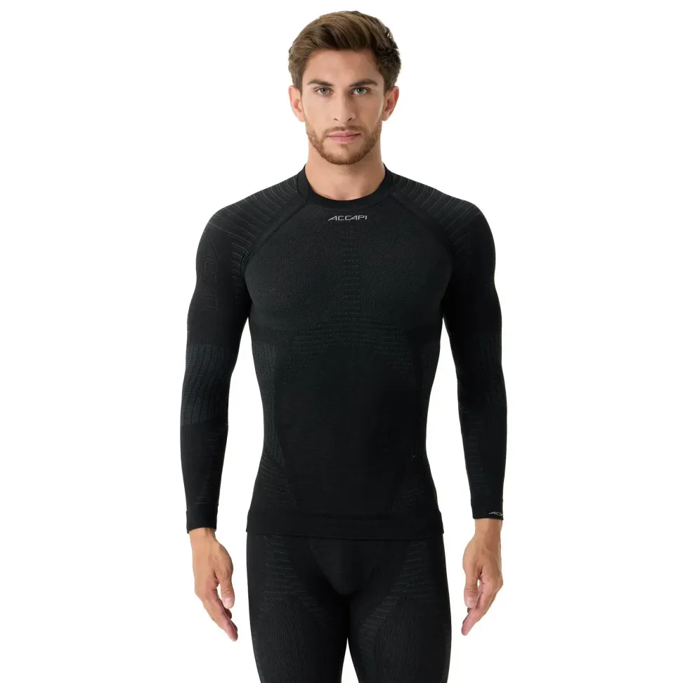 Термофутболка с длинным рукавом мужская Accapi XPerience, Black/Anthracite