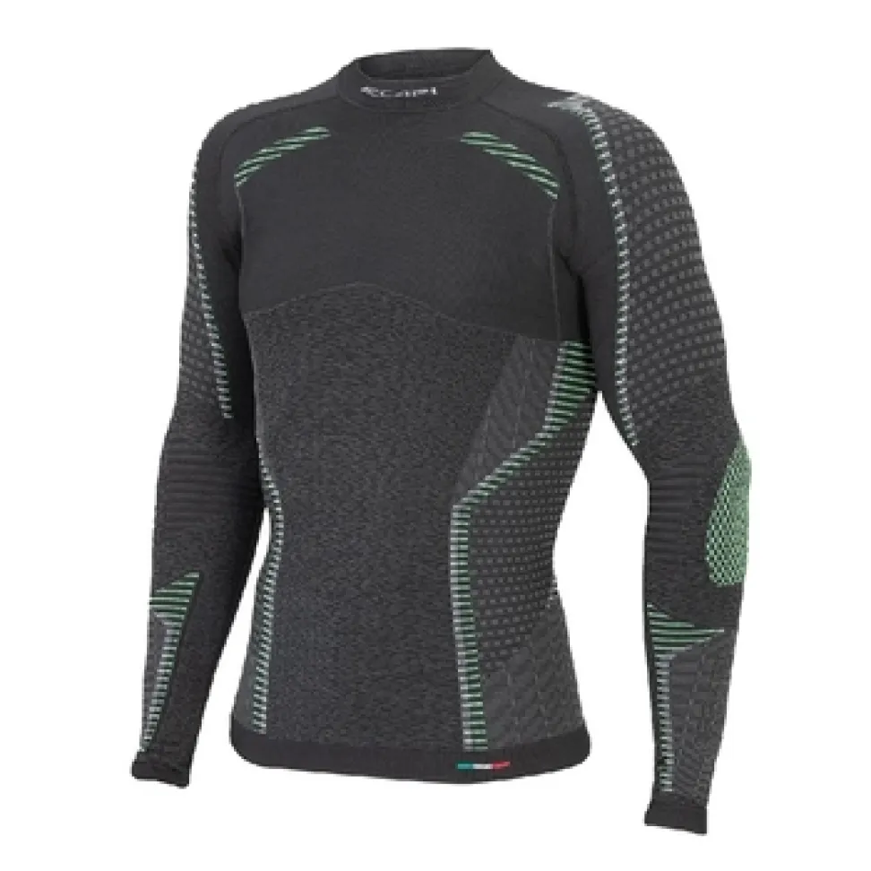 Мужская термофутболка с длинным рукавом Accapi Ergoracing, Black/Anthracite