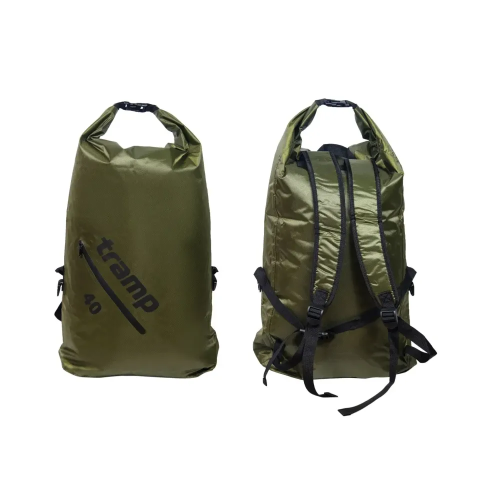 Герморюкзак Tramp Diamond Rip-Stop 40 л Оливковий