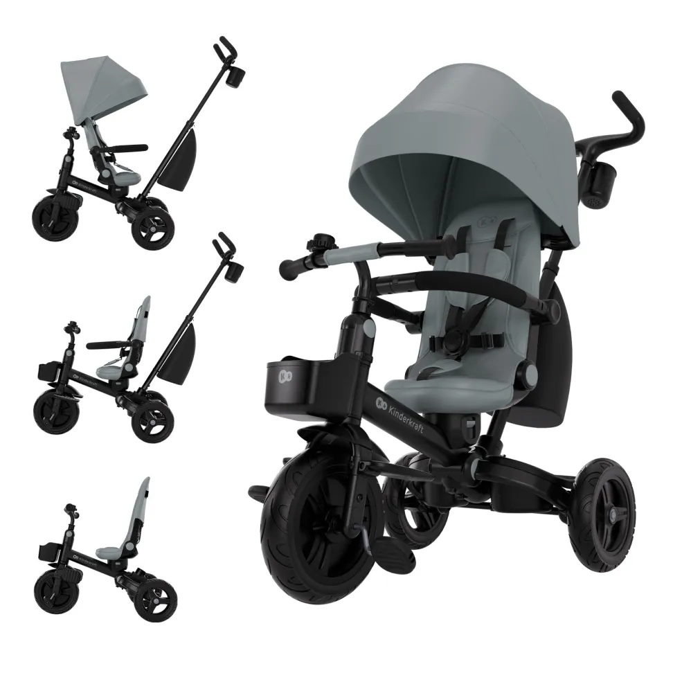 Трехколесный велосипед Kinderkraft Aveo 2 Plus Grey