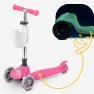 Самокат детский Cariboo Ghost LED (pink glow)