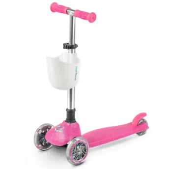 Самокат дитячий Cariboo Ghost LED (pink glow)