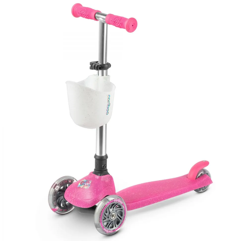 Самокат детский Cariboo Ghost LED (pink glow)