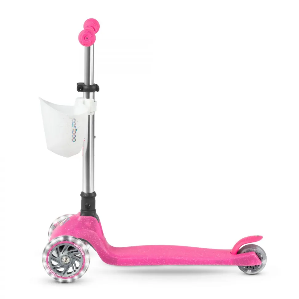 Самокат детский Cariboo Ghost LED (pink glow)