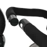 Велосипед-коляска с родительской ручкой TURBOTRIKE MT 1006-12 резиновые надувные колеса, Серо-черный