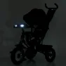 Велосипед-коляска с родительской ручкой TURBO TRIKE MT 1006-1 резиновые надувные колеса, Черный