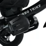 Велосипед-коляска с родительской ручкой TURBO TRIKE MT 1006-3 резиновые надувные колеса, Мятный