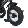 Велосипед-коляска с родительской ручкой TURBO TRIKE MT 1006-8 резиновые надувные колеса, Светло-серый