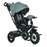 Велосипед-коляска с родительской ручкой TURBO TRIKE MT 1007-3 поворотное сиденье, надувные колеса, Мятный