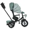 Велосипед-коляска с родительской ручкой TURBO TRIKE MT 1007-3 поворотное сиденье, надувные колеса, Мятный