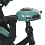Велосипед-коляска с родительской ручкой TURBO TRIKE MT 1007-3 поворотное сиденье, надувные колеса, Мятный