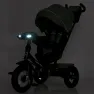 Велосипед-коляска с родительской ручкой TURBO TRIKE MT 1007-3 поворотное сиденье, надувные колеса, Мятный