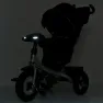 Велосипед-коляска с родительской ручкой TURBO TRIKE MT 1007-1 поворотное сиденье, надувные колеса, Черный