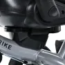 Велосипед-коляска с родительской ручкой TURBO TRIKE MT 1007-1 поворотное сиденье, надувные колеса, Черный