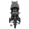 Велосипед-коляска с родительской ручкой TURBO TRIKE MT 1007-13 поворот сиденья, надувные колеса, Серый