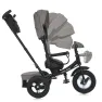 Велосипед-коляска с родительской ручкой TURBO TRIKE MT 1007-13 поворот сиденья, надувные колеса, Серый