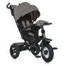 Велосипед-коляска с родительской ручкой TURBO TRIKE MT 1007-13 поворот сиденья, надувные колеса, Серый