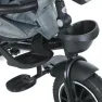 Велосипед-коляска с родительской ручкой EL CAMINO MODENA ME 1193 поворот сиденья, резиновые колеса, Серый