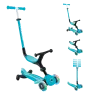 Детский самокат Globber Foldable GO-UP Active Lights 360 Aqua
