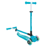 Детский самокат Globber Foldable GO-UP Active Lights 360 Aqua