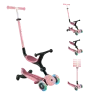 Детский самокат Globber Foldable GO-UP Active Lights 360 Pink