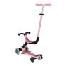 Детский самокат Globber Foldable GO-UP Active Lights 360 Pink