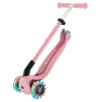 Детский самокат Globber Foldable GO-UP Active Lights 360 Pink