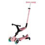 Детский самокат Globber Foldable GO-UP Active Lights 360 Pink