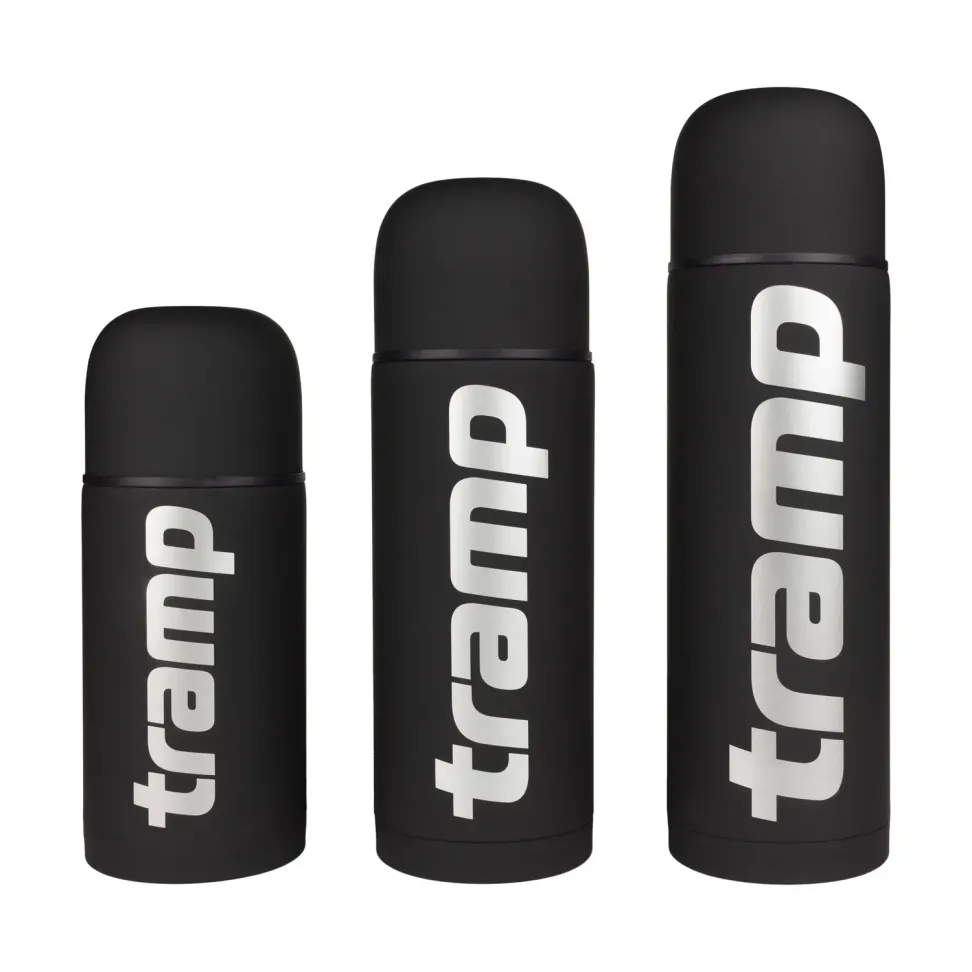 Термос Tramp Soft Touch 1.0 л черный