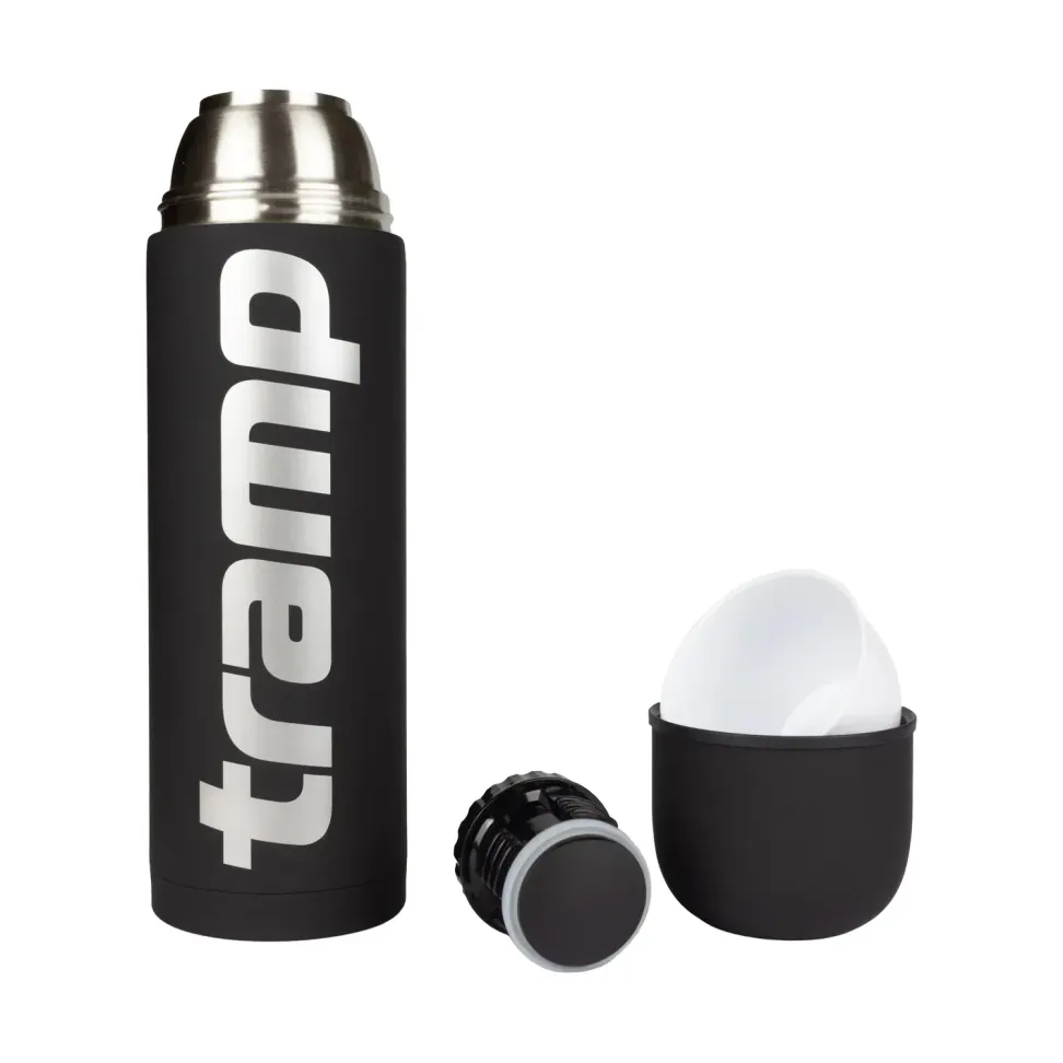 Термос Tramp Soft Touch 1.0 л черный