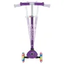 Детский самокат Globber Primo Lights Dark Purple от 3 до 7 лет (423-603-4)