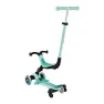 Детский самокат Globber Foldable GO-UP Active Lights 360 мятный