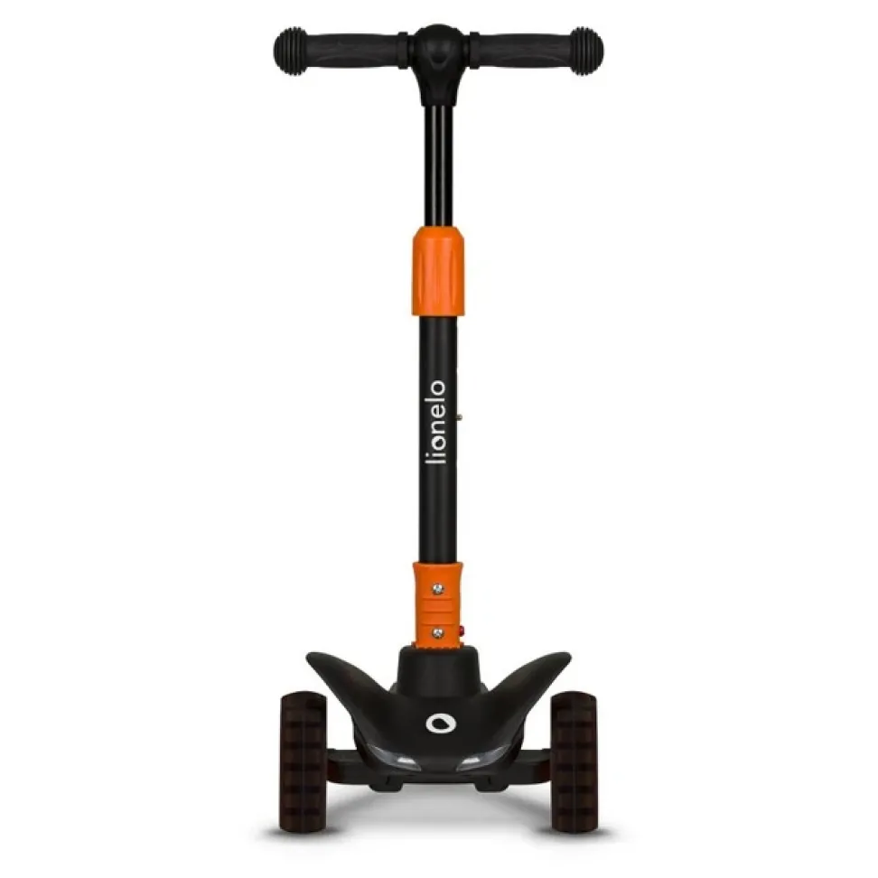 Трехколесный детский самокат Lionelo TIMMY ORANGE BLACK
