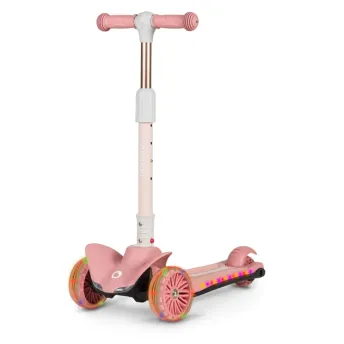Триколісний дитячий самокат Lionelo TIMMY PINK ROSE